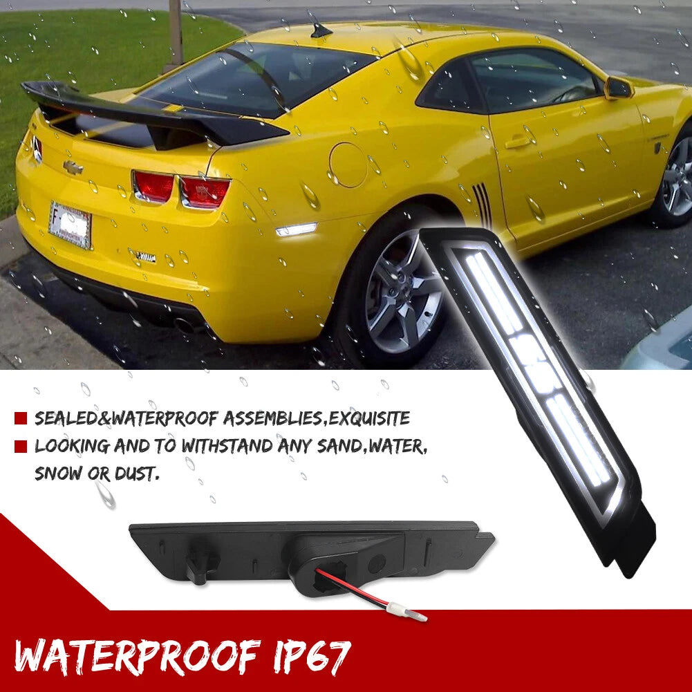 2X Rear Side Marker Light LED for Chevrolet Camaro (2010–2015)
