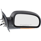 Power Mirror for Chevrolet Trailblazer (2002–2003) Right Manual Fold Black