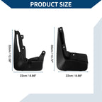 Set of 4 Mud Flaps Splash Guards for BMW 6 Series GT (2018–2023)