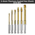 6-Piece HSS Grooving Saw Bits for Wood Metal Applications