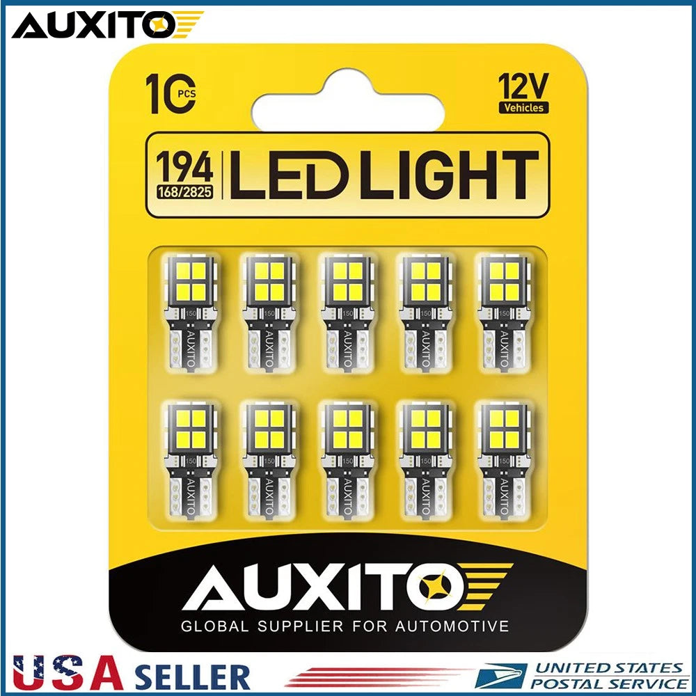 10x LED Interior Dome License Light Bulbs for Various Vehicles (YYYY–YYYY)