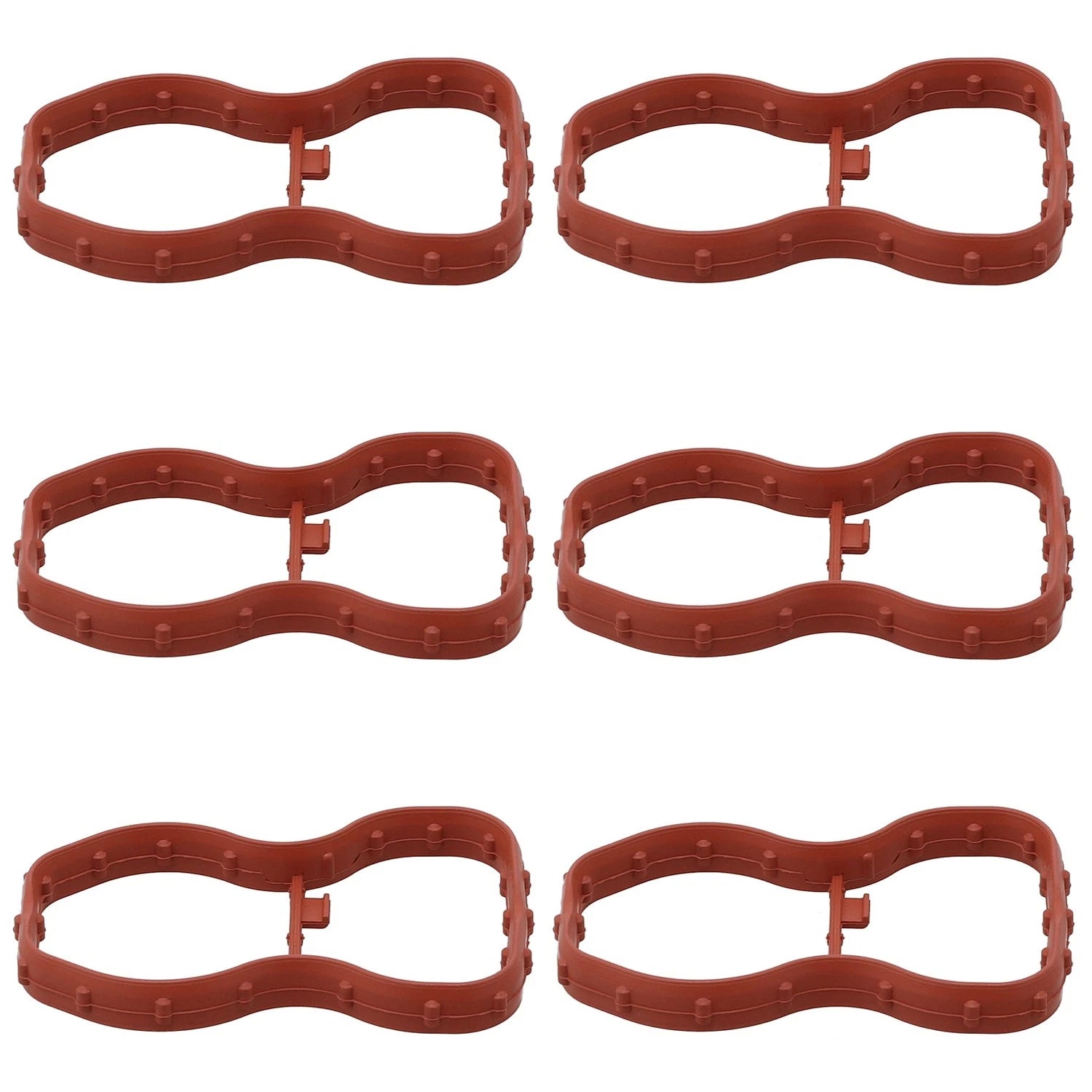 Set of 6 Engine Intake Manifold Gaskets for BMW F10 535d F15 X5 (2011–2019)