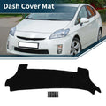 Dashboard Cover Mat for Toyota Prius (2023–2024) - Black, Set of 1