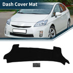 Dashboard Cover Mat for Toyota Prius (2023–2024) - Black, Set of 1