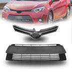 Front Grille Bumper for Toyota Corolla (2014–2016) Black Replacement