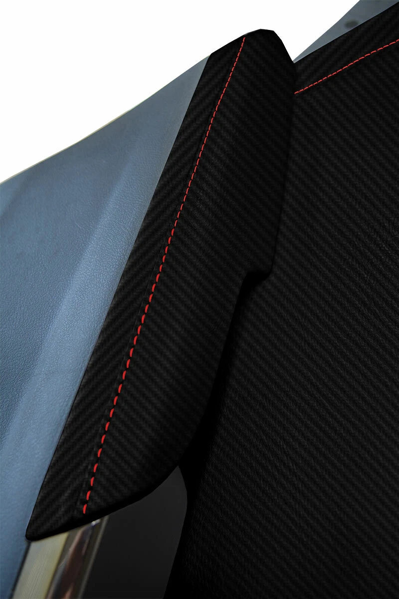 Rear Door Panel Armrest Cover Carbon Fiber for Toyota Avalon (2013–2018)