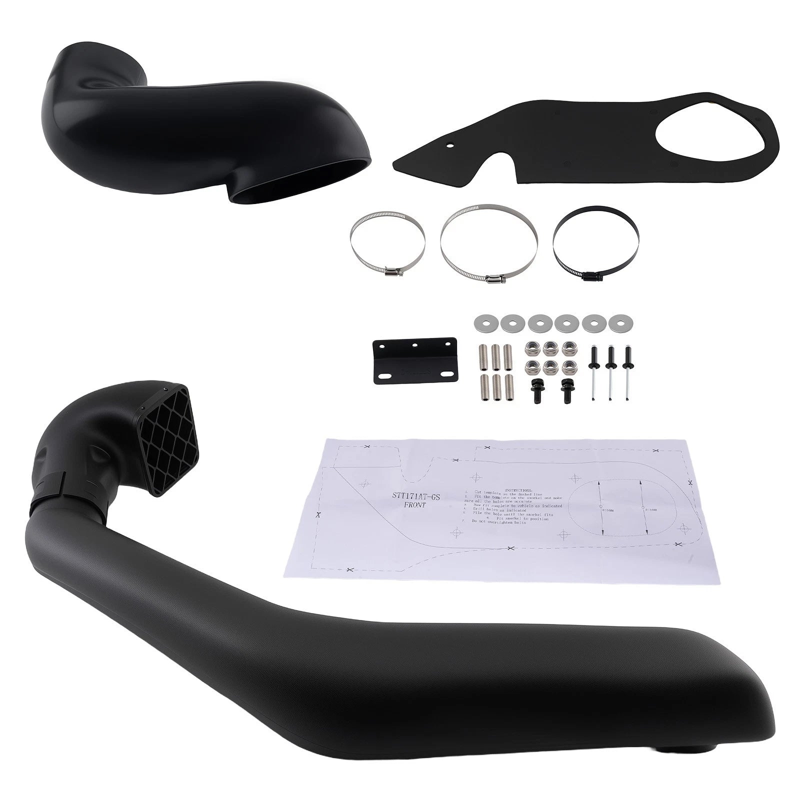 Cold Air Snorkel for Toyota Tacoma 2.7L 4.0L (2005–2015) Right Side LLDPE