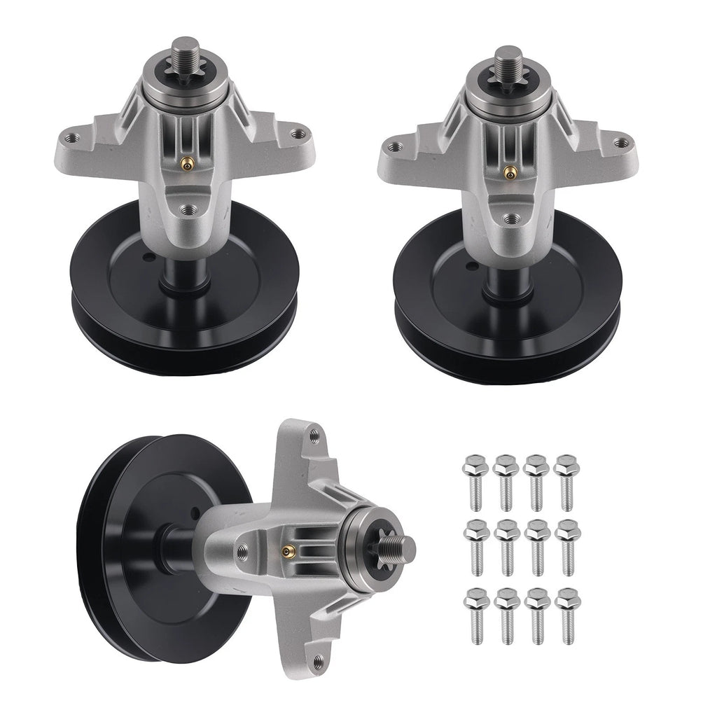 Set of 3 Deck Spindles for Cub Cadet RZT54KW (2004–2015) 618-04608