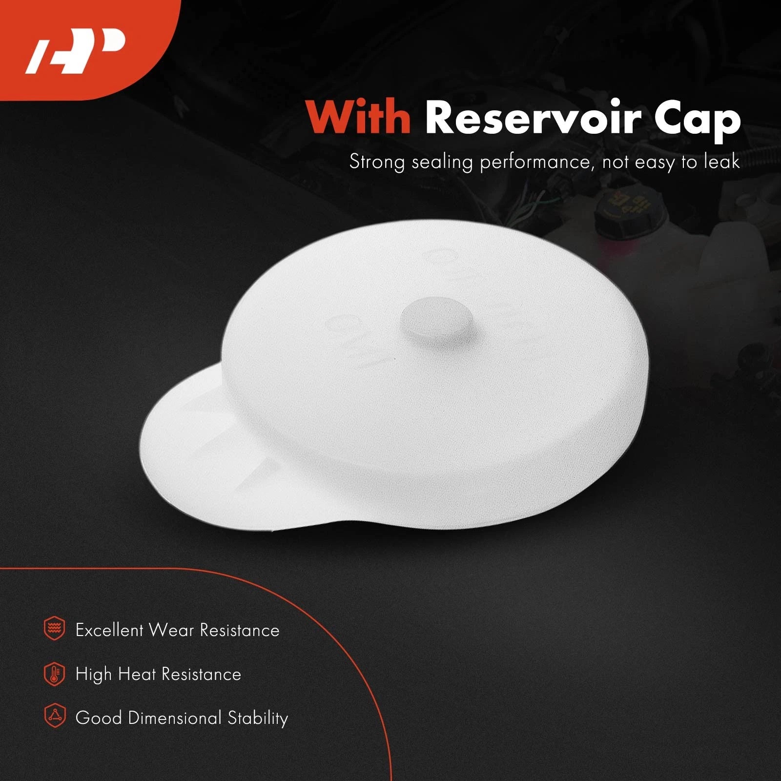Engine Coolant Reservoir with Cap for Kia Rio (2001-2005)