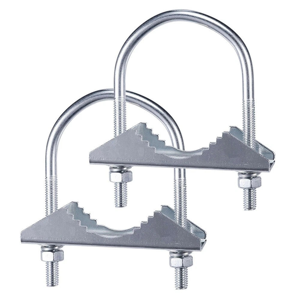 U-bolts antenna clip for mast/tube/pipes/pole heavy duty mounting