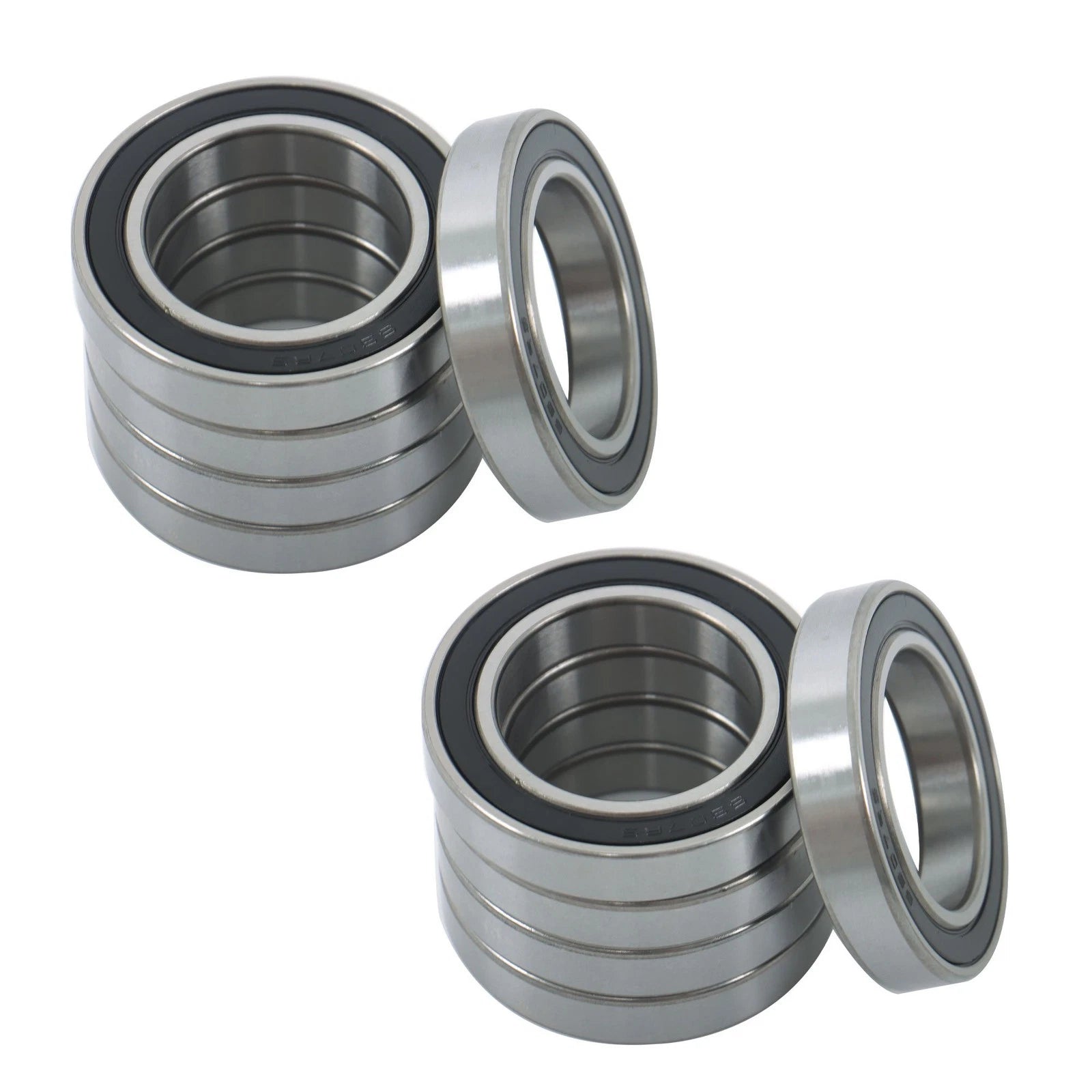 Set of 10 Deep Groove Ball Bearings 35x55x10mm Double Rubber Seals