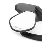 Black Diamond Rear View Mirrors for Cruiser Touring Chopper Sportster
