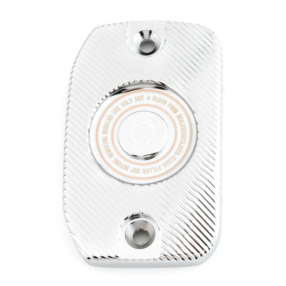 Brake Front Reservoir Master Cylinder Cover Cap for Harley X350 (2023) Chrome