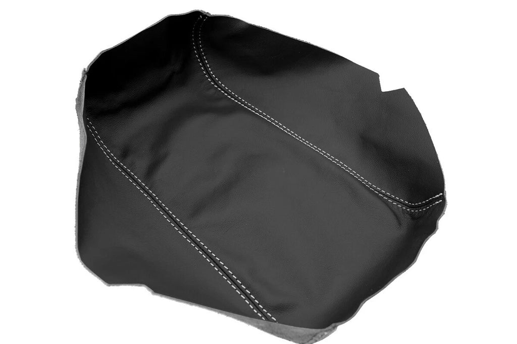 Center Console Cover for Ford Explorer (2011–2019) - Synthetic Leather, White Stitch