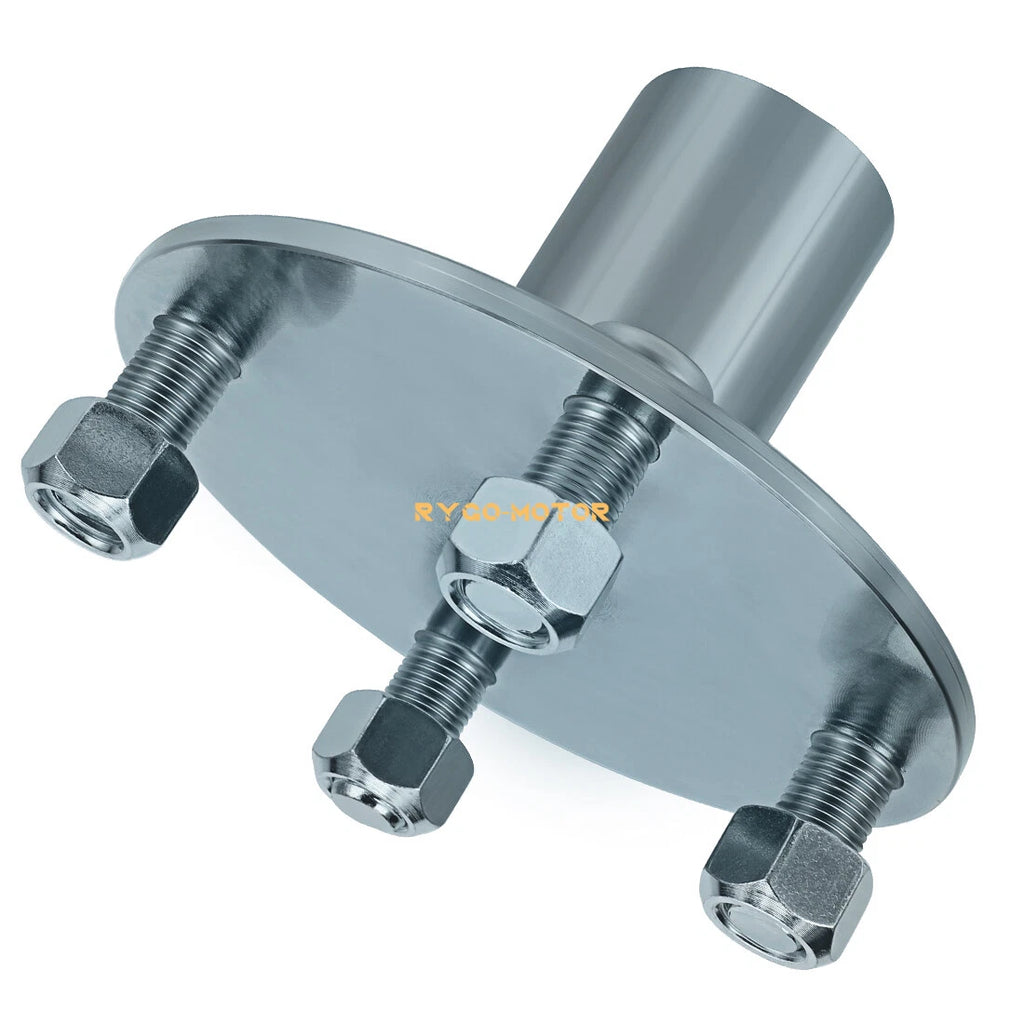 4" x 4" Go-Kart Live Axle Hub with 1" to 3/4" Step-Down for Go-Kart