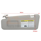 Left Driver Side Sun Visor for Toyota Highlander (2008-2013)