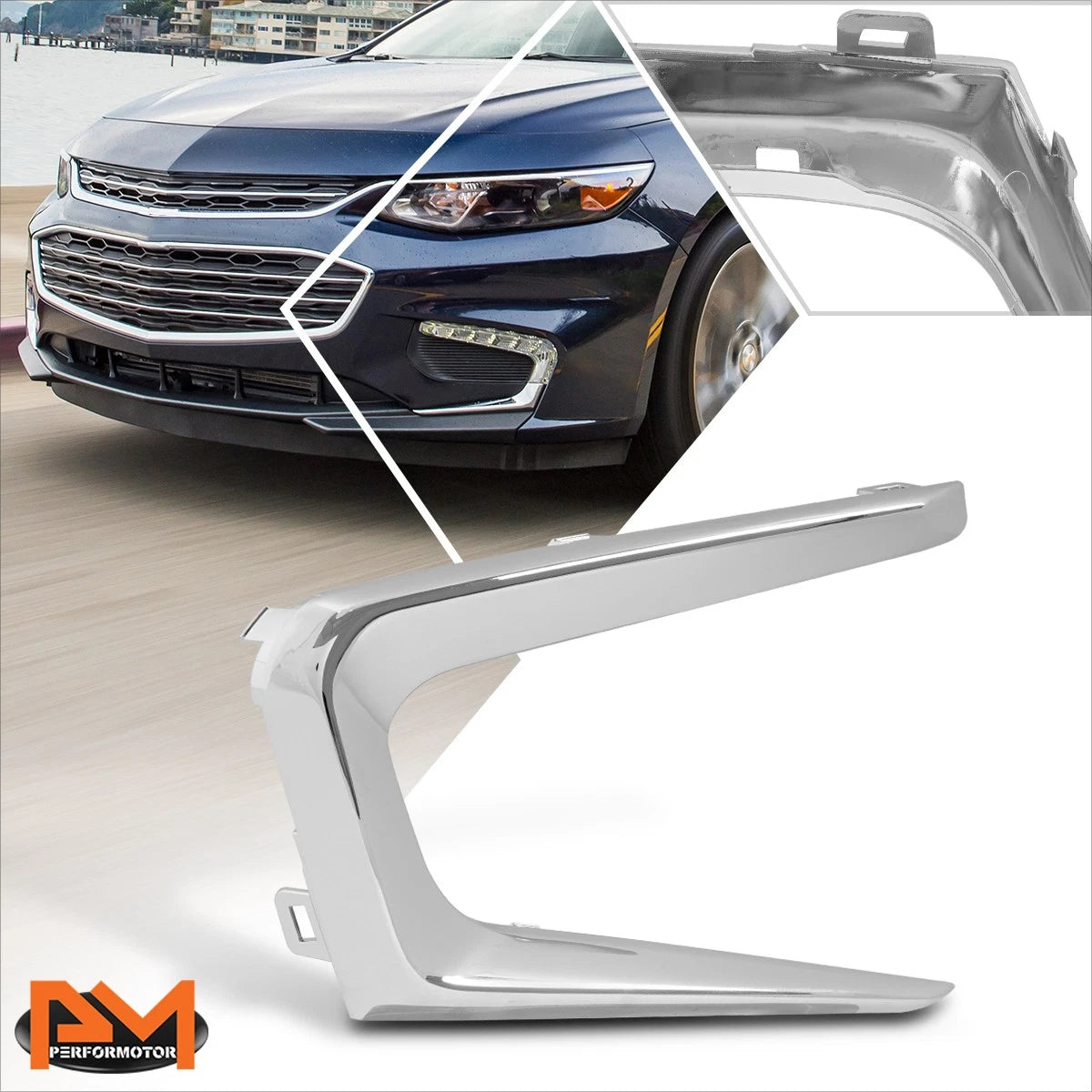 Fog Lamp Bezel for Chevy Malibu L LS (2016–2018)