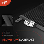 A/C Condenser with Receiver Drier & Bracket for Jeep Compass (2023-2024)