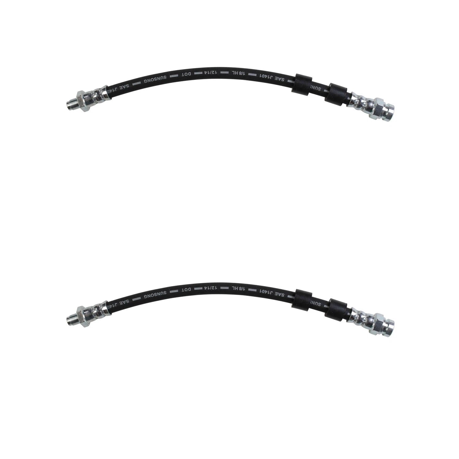Set of 2 Rear Outer Brake Hydraulic Hoses for Dodge Avenger, Compass (200)