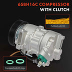 AC Compressor with Clutch & 7-Groove Pulley for Nissan Frontier (2022–2025)