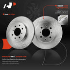 Front & Rear Disc Brake Rotors for Honda Civic (1999-2000)