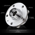 Wheel Bearing and Hub Set for Audi A3 Q3 VW Jetta Golf GTI (2004–2018)