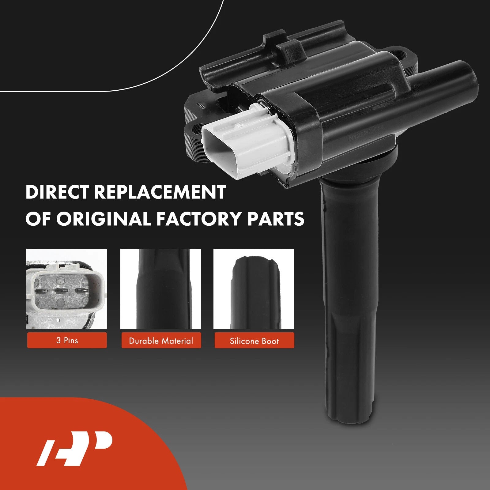 2X Ignition Coil & 4X Iridium Spark Plug for Chevy Metro (1999-2001)