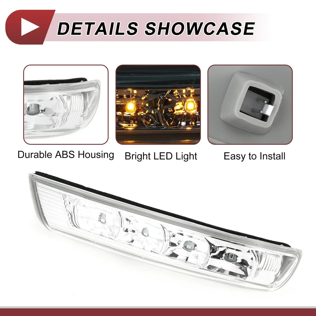 Left Mirror Turn Signal Light for Hyundai Santa Fe (2013-2018)