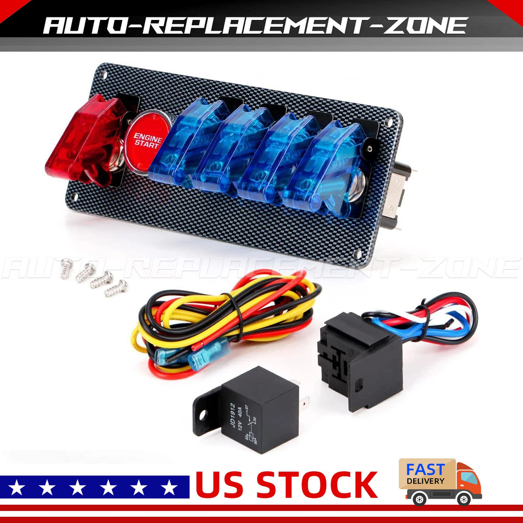 Ignition Switch Panel for Car Racing (LED, 12V)