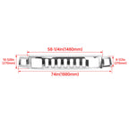 Front Chrome Grille Assembly for Hummer H3 (2006-2010)