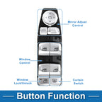 Power Window Switch for BMW 740e xDrive (2016–2020) No. 61319382503