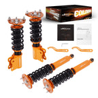 Set of 2 Front + Rear Coilovers 24 Way Struts for Nissan Silvia 240sx (1995–1998)