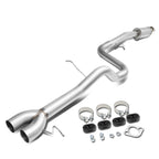 Stainless Dual 3"OD Catback Exhaust System for Ford Fiesta ST (2014–2018)