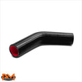 45 Elbow Coupler 1" Turbo Charger Intake Intercooler Silicone Hose Black