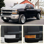 Tow Side Mirror Signal Light Switchback LED for Chevy Silverado GMC Sierra (2014-2018)