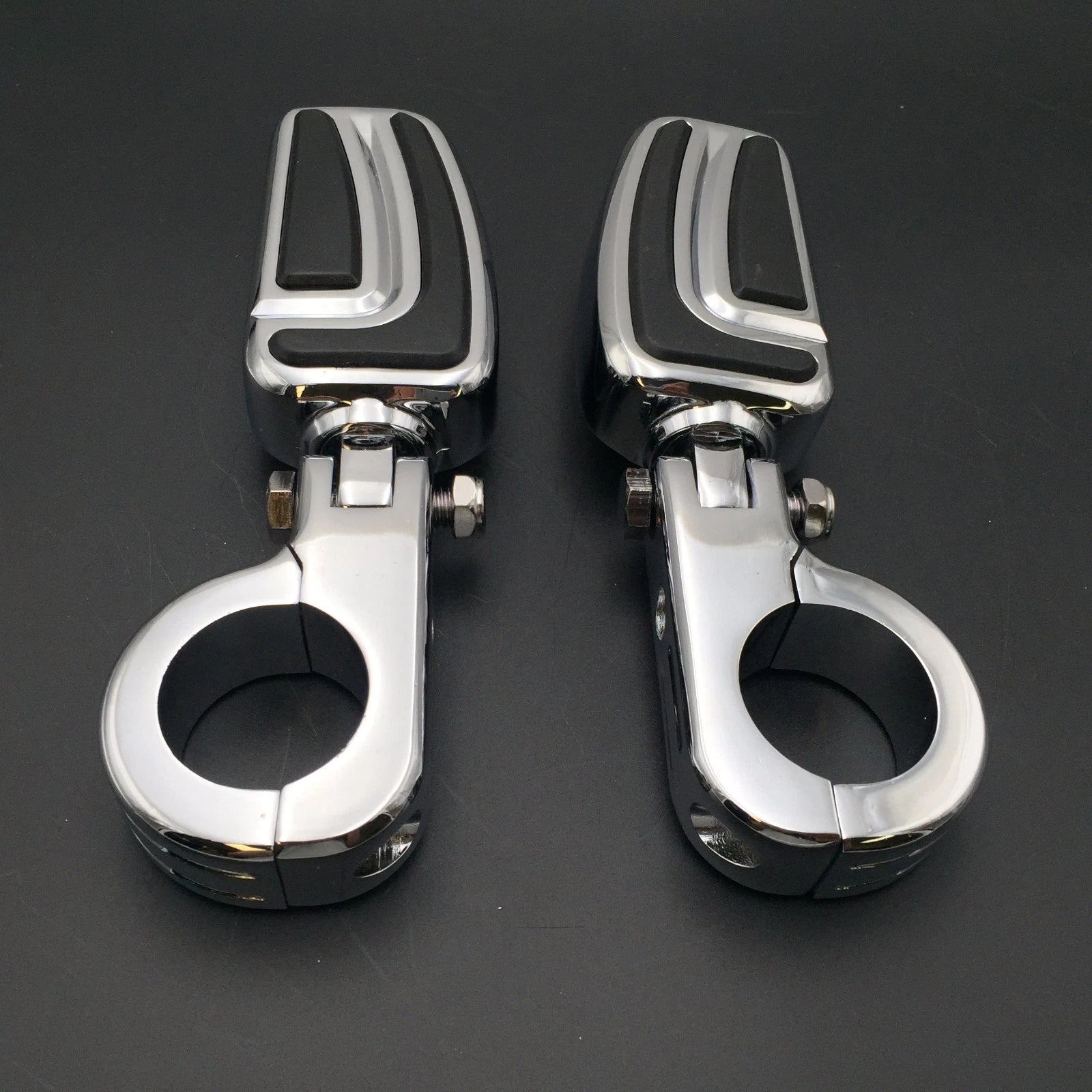 AirFlow Foot Peg Mounting Bracket for Honda VT750 Shadow VTX1300 (Chrome)