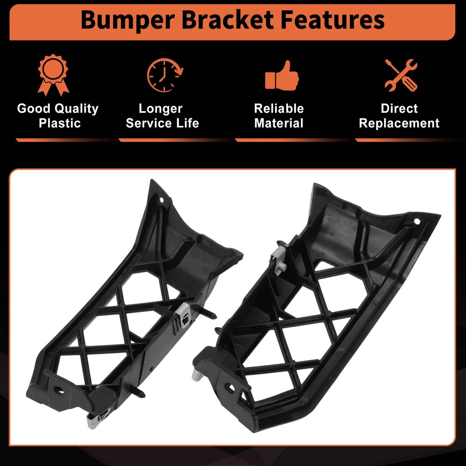 Bumper Bracket Set of 2 for Nissan Pathfinder Frontier (No. 62223EA500/62222EA500)