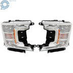 Pair Chrome Headlight Assembly for Ford F-150 (2018-2020)