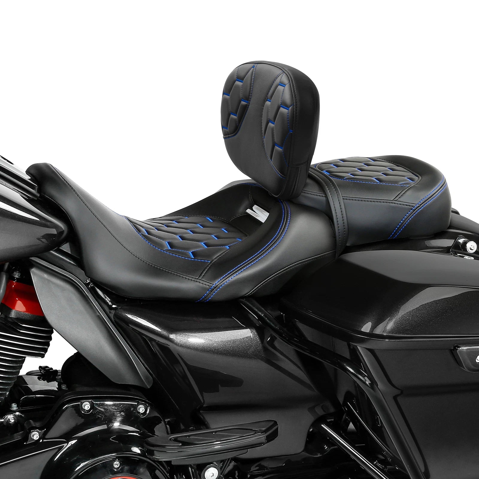 Driver Passenger Seats Backrest for Harley Touring CVO Road Glide (2009–2023)