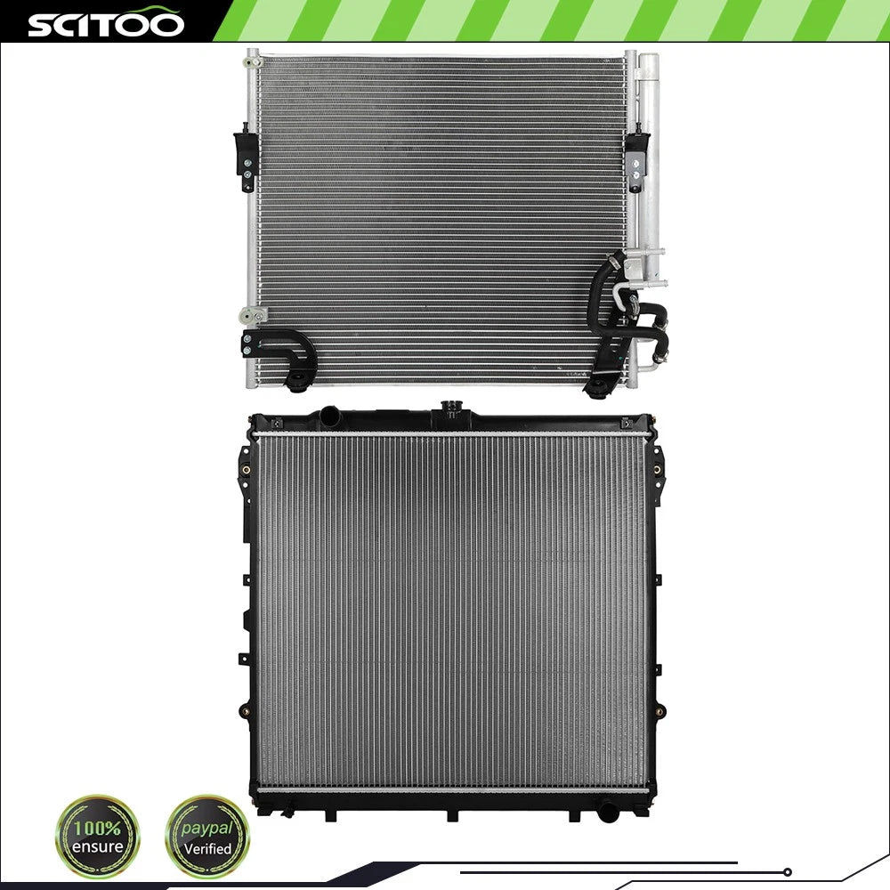 Radiator and A/C Condenser Kit for Toyota Tundra (2010–2018) 4.6L 5.7L