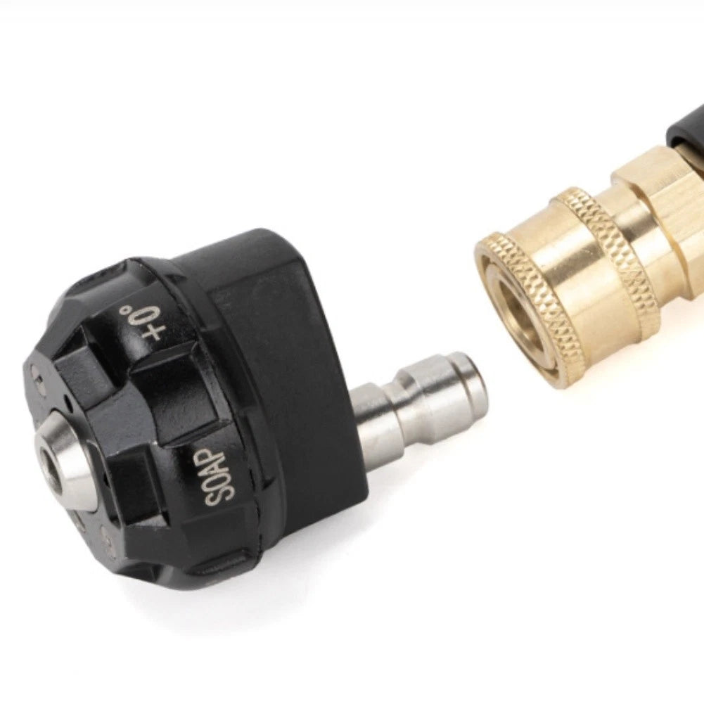 6 in 1 Adjustable Nozzle Connector for Garden (Metal, High Pressure)