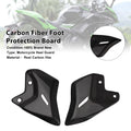 Real Carbon Fiber Foot Board for Kawasaki Ninja 650 Z650 (2017–2025)