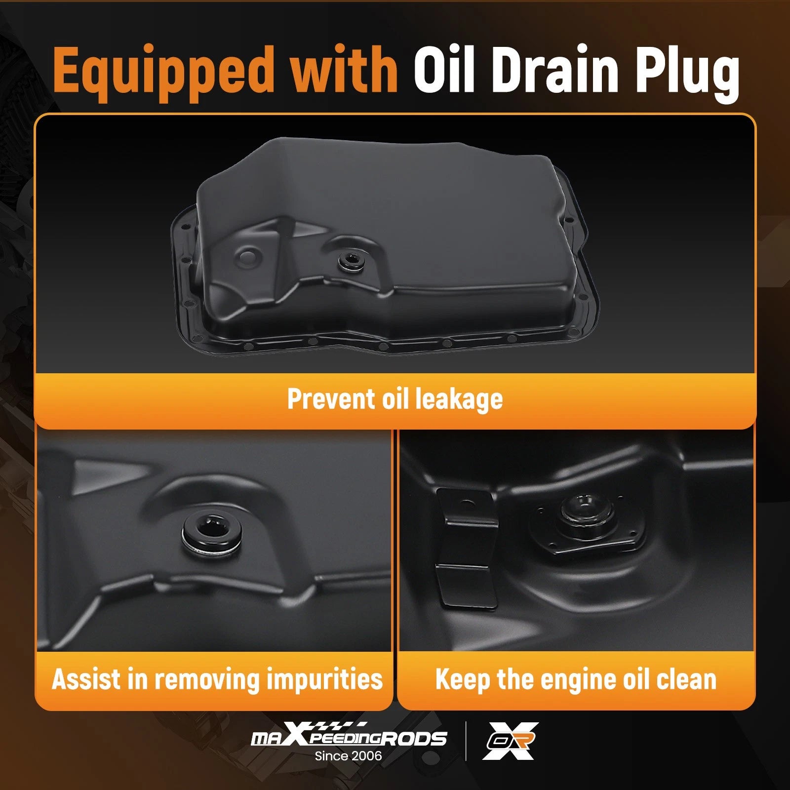 Transmission Oil Pan Kit for Mazda 3 Sport, Ford Focus, Mercury Milan (w/Gasket)
