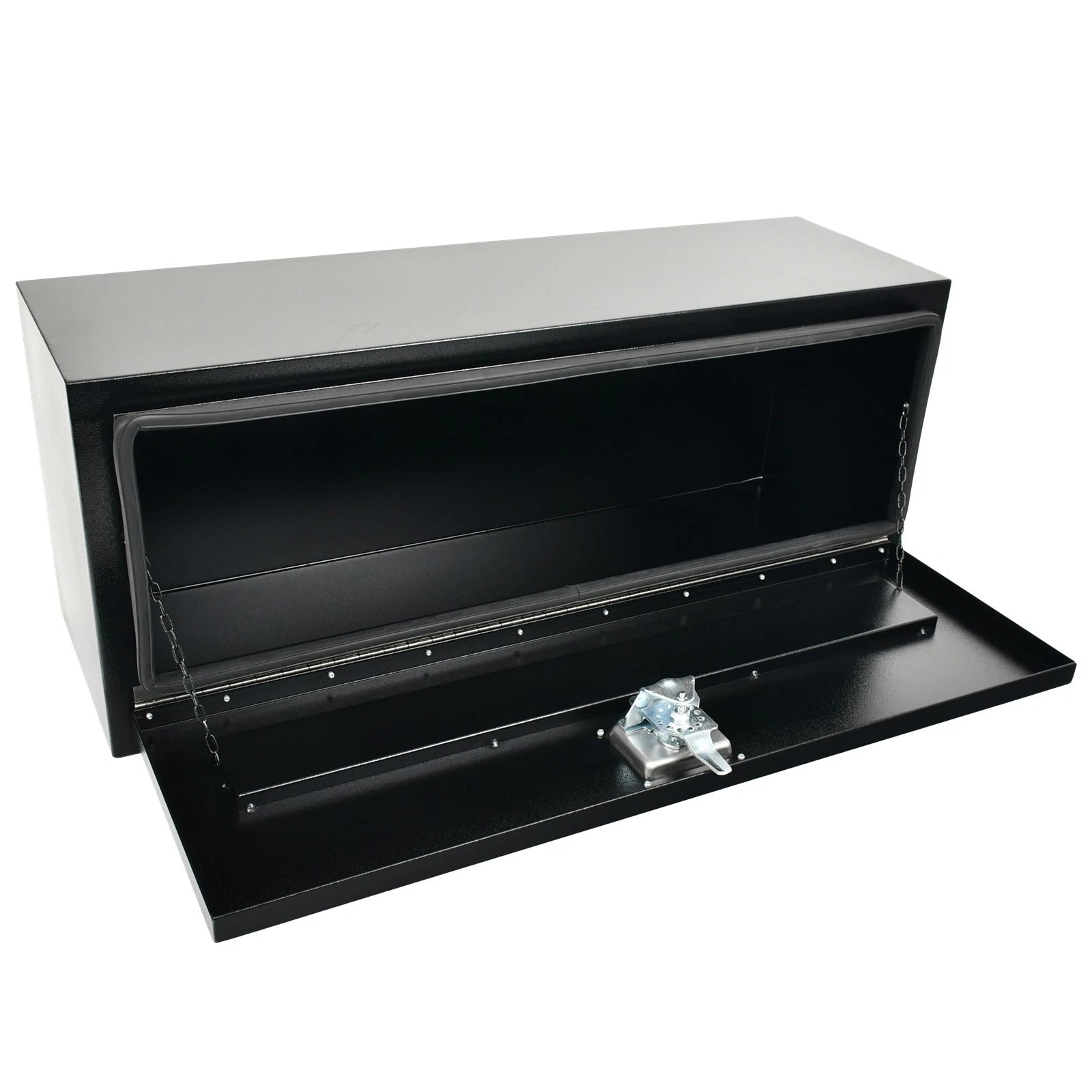 Tool Box for Pickup Truck (36"X12"X14") - Black Steel, Lock & Key