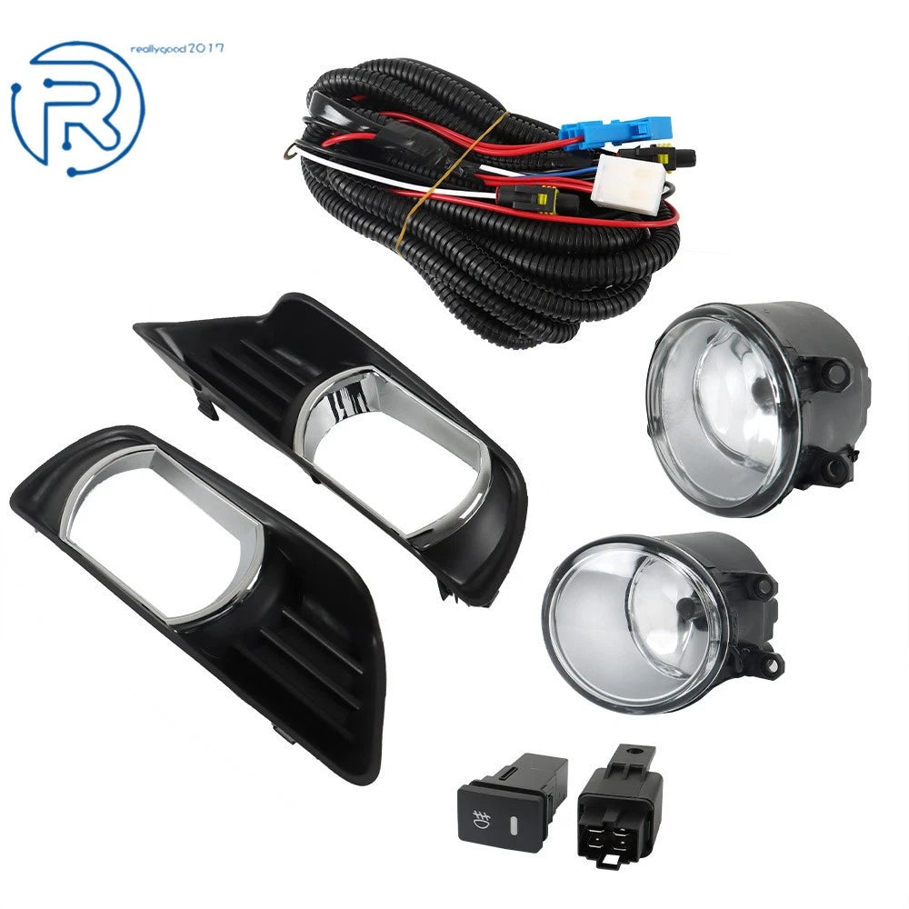 Clear Front Fog Lights Kit for Toyota Camry (2007–2009)