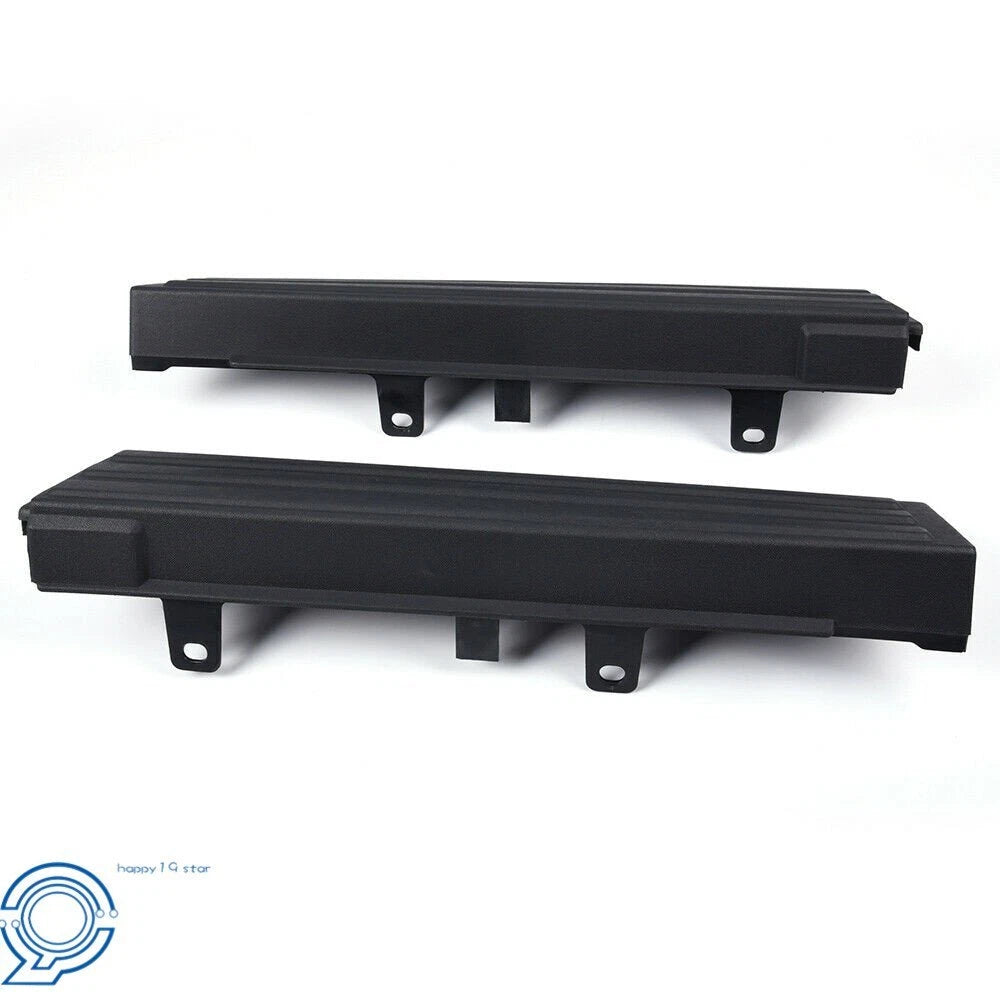 Set of 2 Black Flex Step Side Tailgate Molding Covers for Ford F-150 (2009–2014)