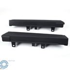 Set of 2 Black Flex Step Side Tailgate Molding Covers for Ford F-150 (2009–2014)