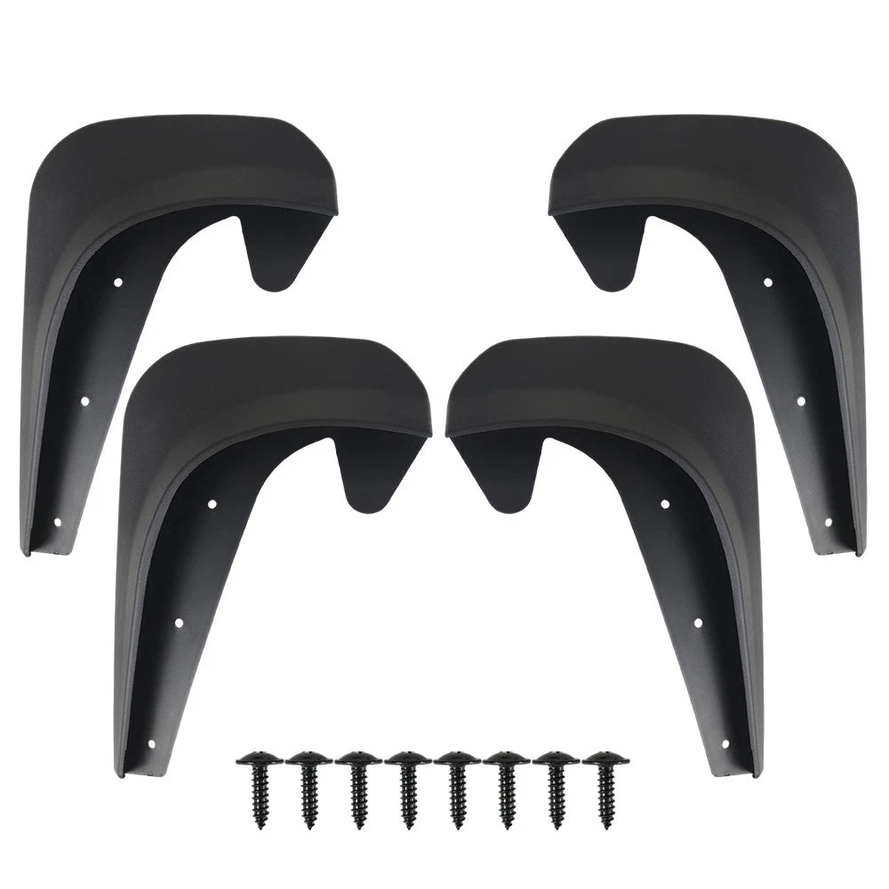 Set of 4 Mud Flap Splash Guards for Dodge Challenger (2008–2023)