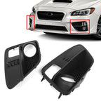 2X Honeycomb Front Bumper Fog Light Bezel Cover for Subaru WRX STI (2015–2017)