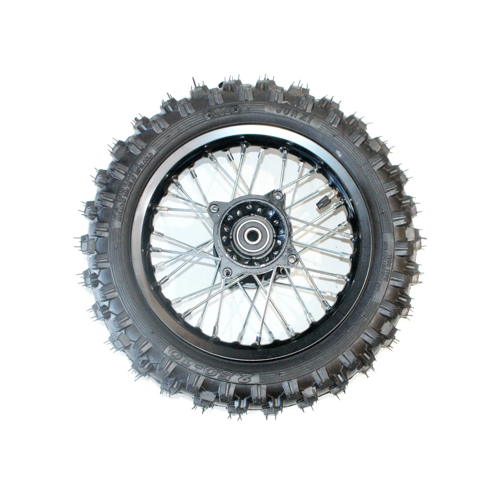 2.50-10 Rear Wheel Rim Knobby Tire for PIT PRO Dirt Bike (10")